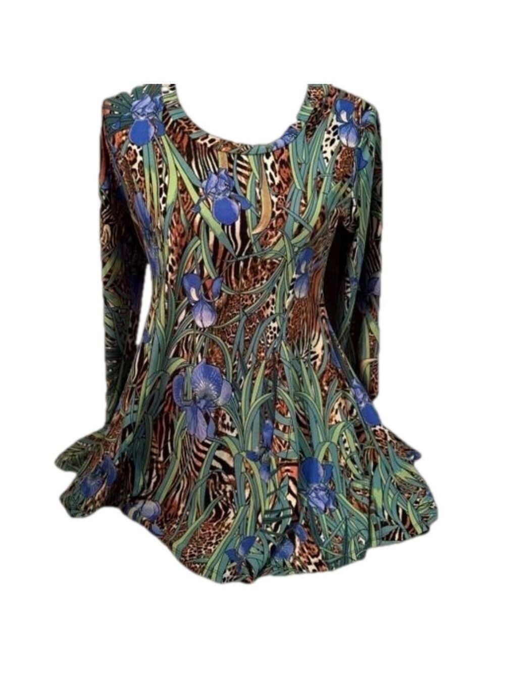 Attitudes by Renee Como Jersey Printed Godet Tunic w/ Pockets. New.
Size XS. - Picture 4 of 14
